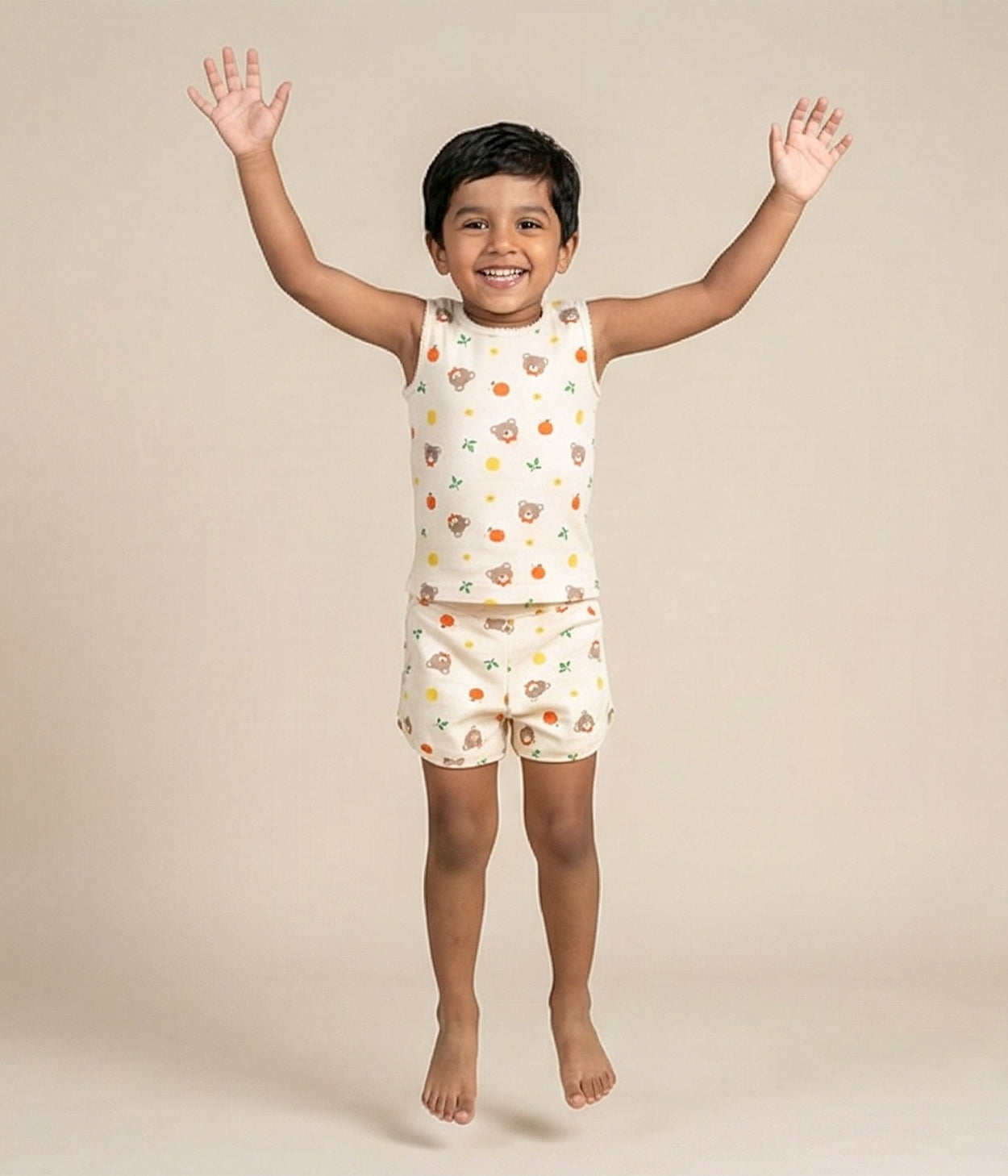 Blossom Bears Kids Sleeveless Set