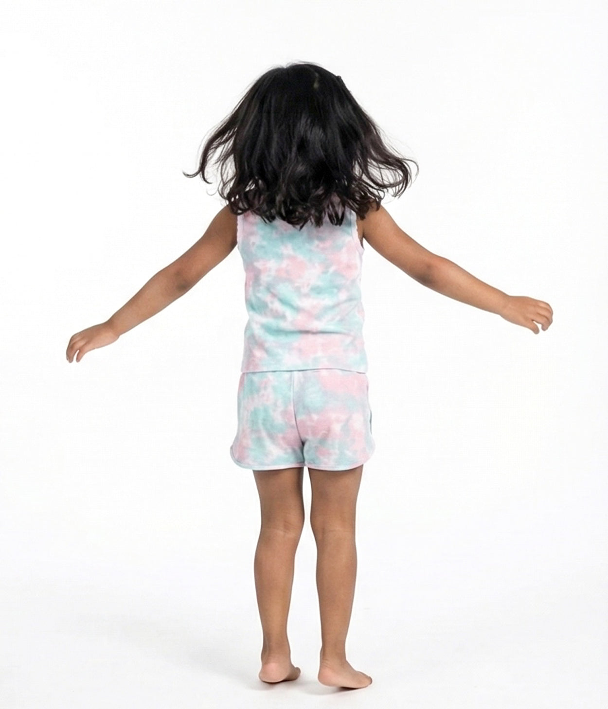Bubblegum Skies Kids Sleeveless Set