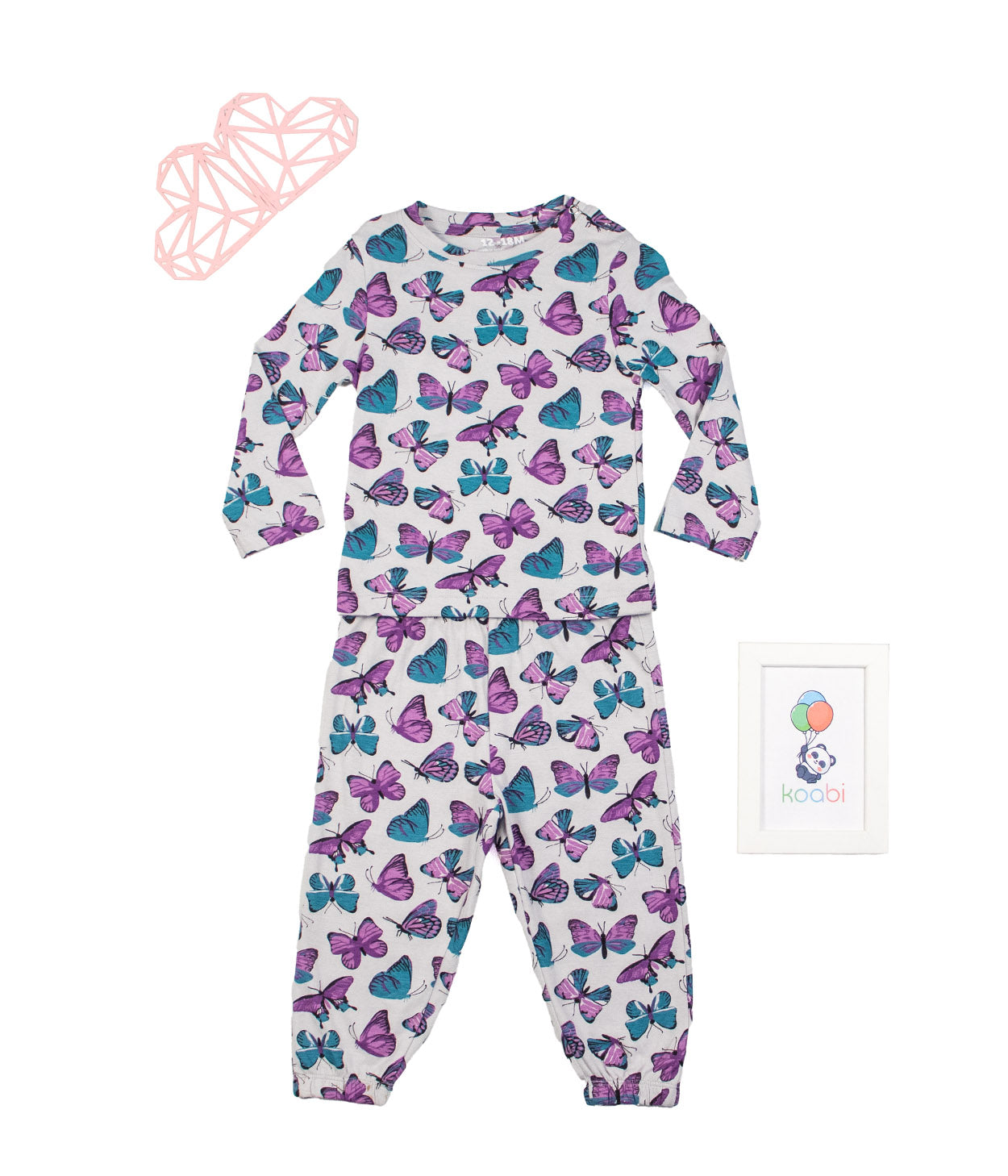 Butterflies Baby Nightset