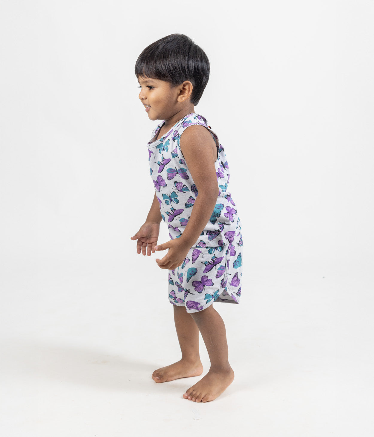 Butterflies Kids Sleeveless Set