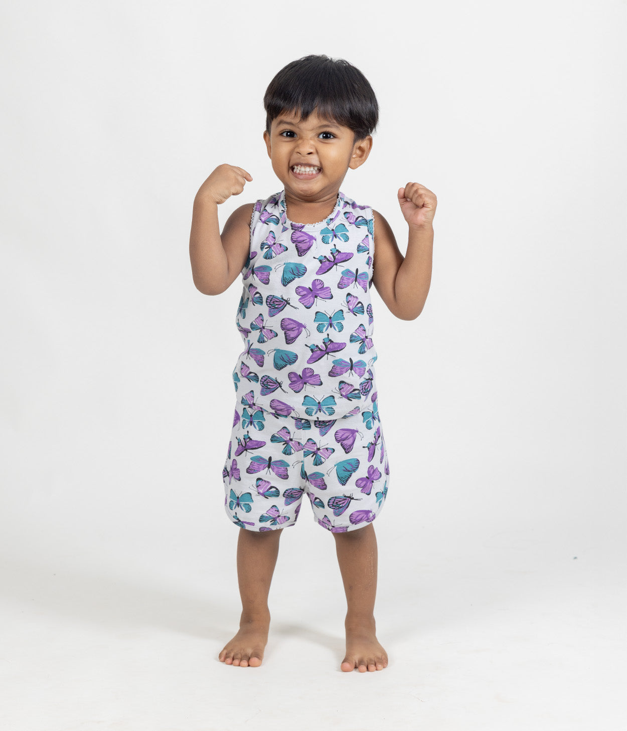 Butterflies Kids Sleeveless Set