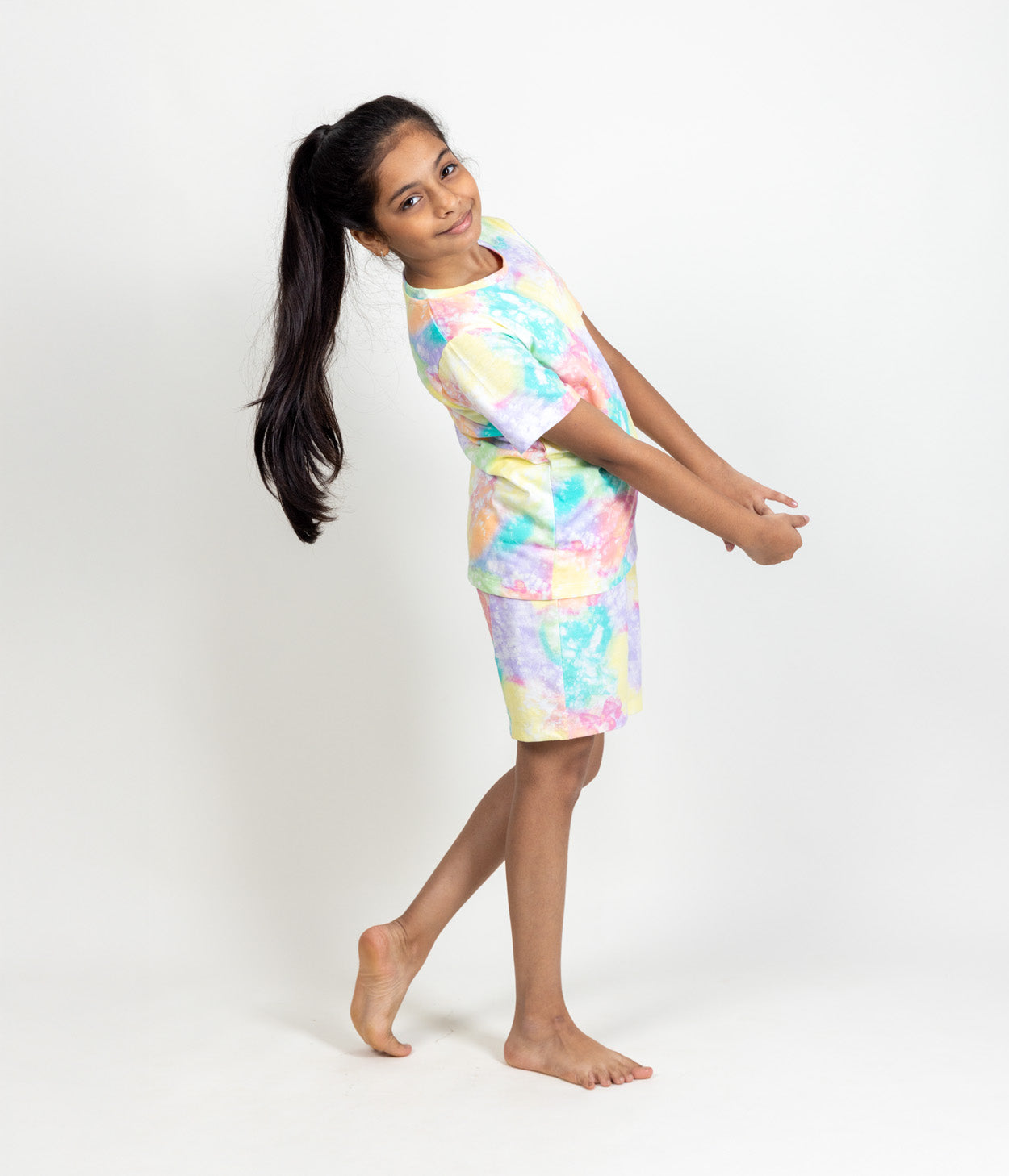 Cotton Candy Kids Shorts Set