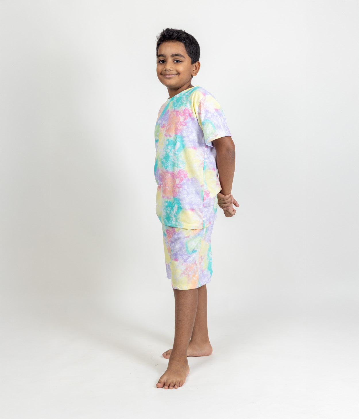 Cotton Candy Kids Shorts Set