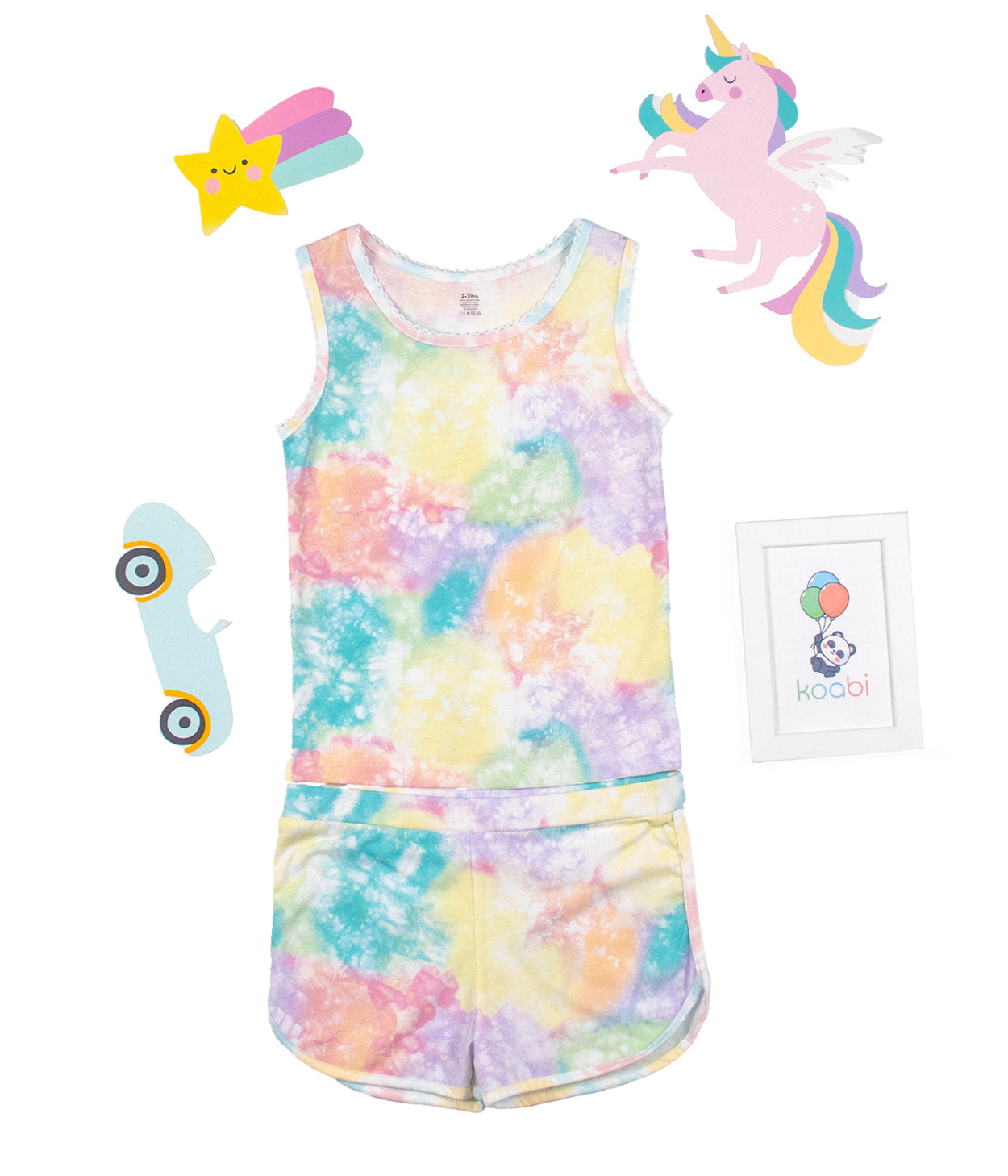 Cotton Candy Kids Sleeveless Set