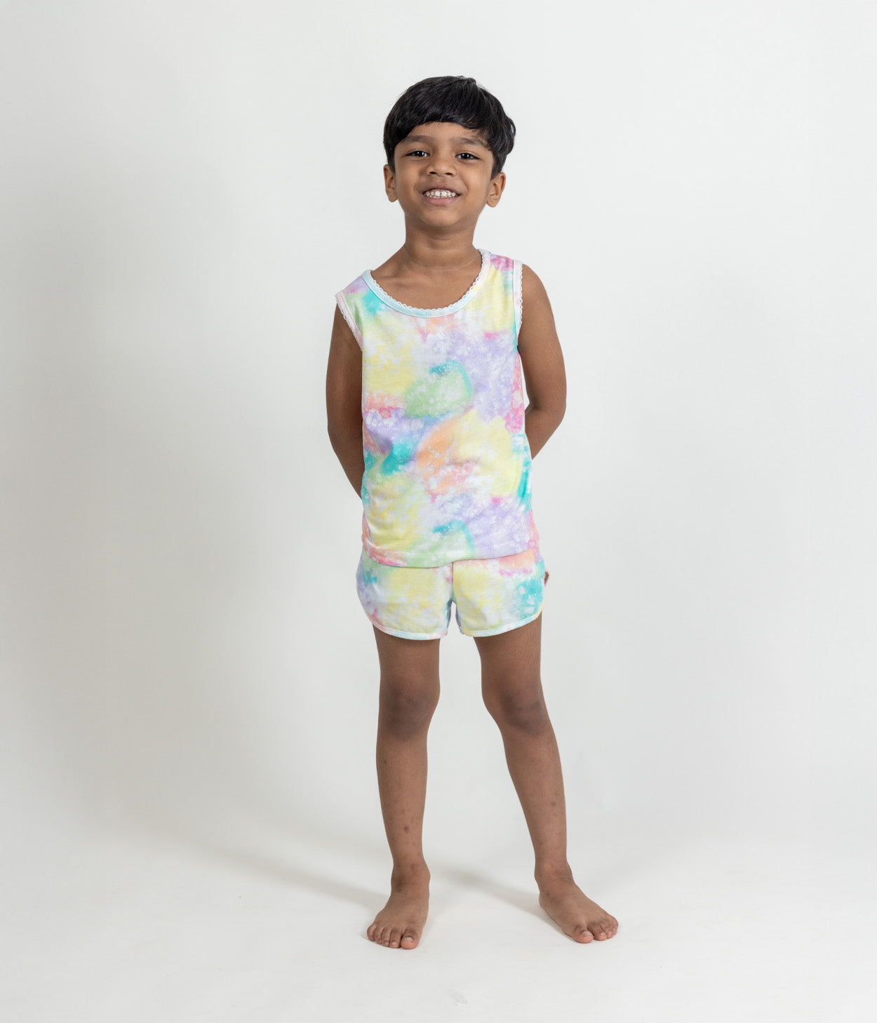Cotton Candy Kids Sleeveless Set