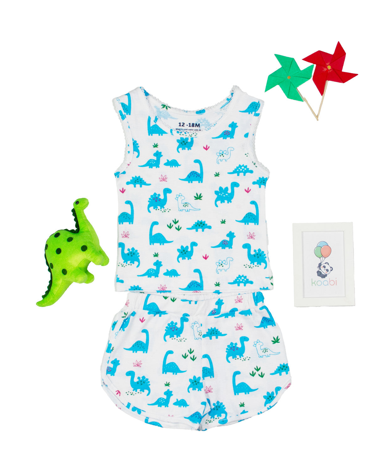 Dinosaurs Kids Sleeveless Set
