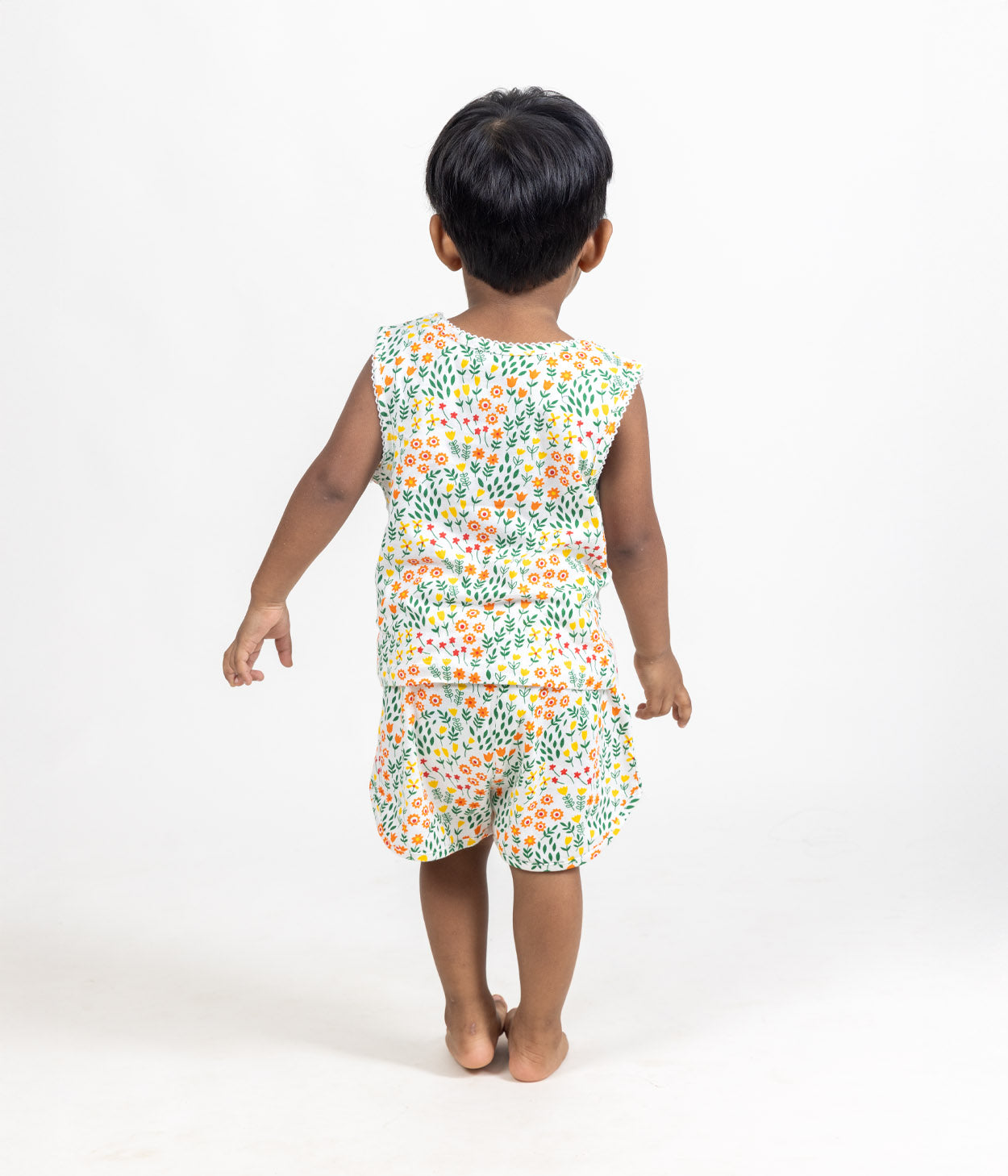 Floral Kids Sleeveless Set