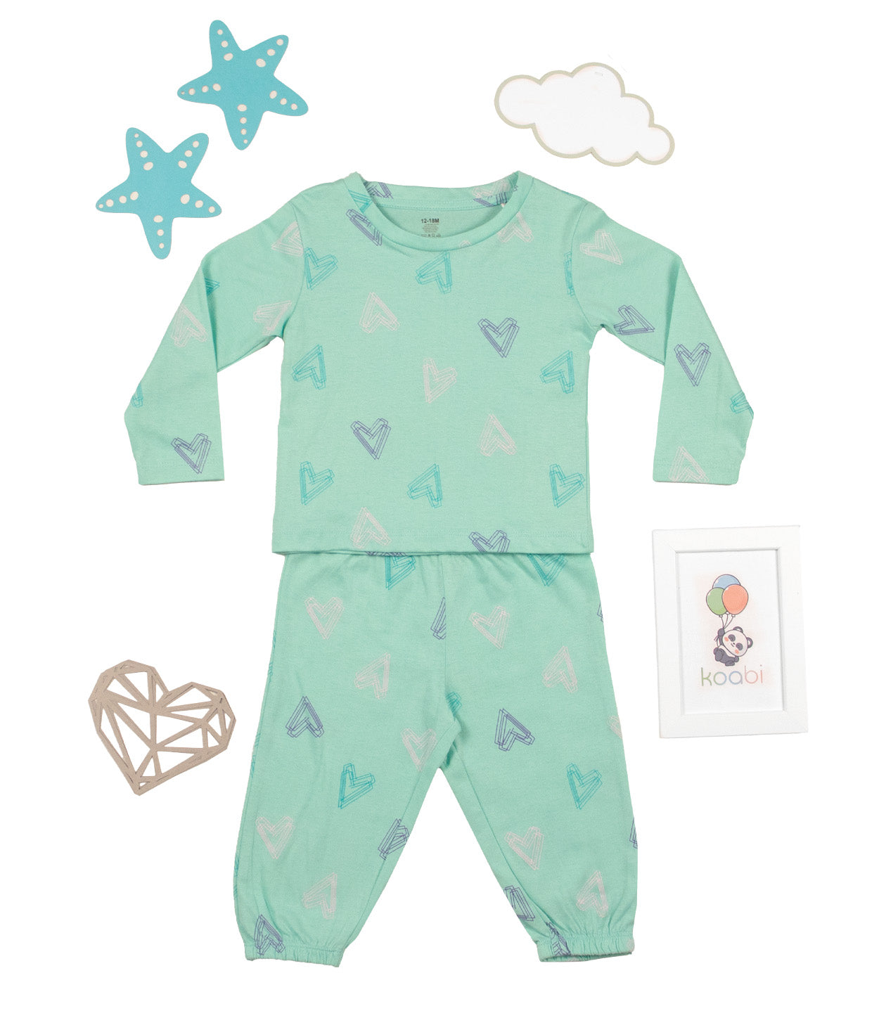 Happy Hearts Kids Jogger Set