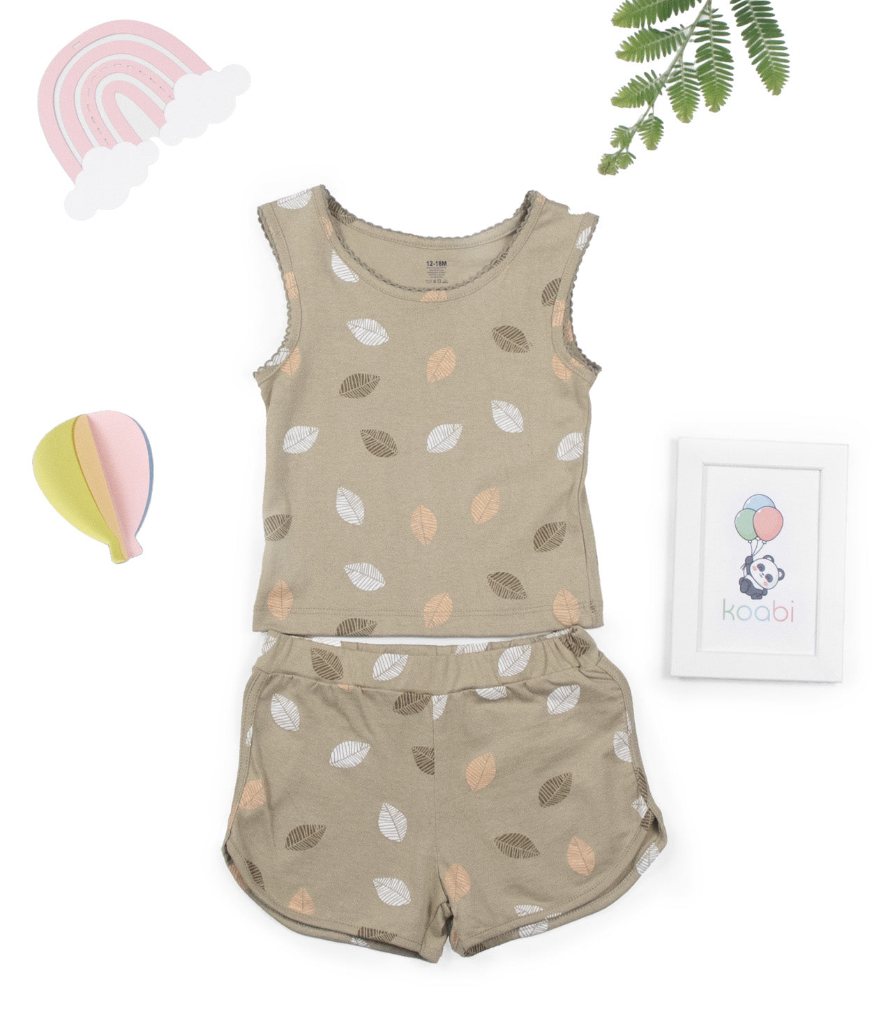 Soft Autumn Kids Sleeveless Set