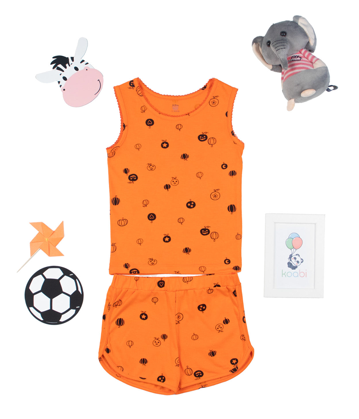 Spooky Cute Kids Sleeveless Set