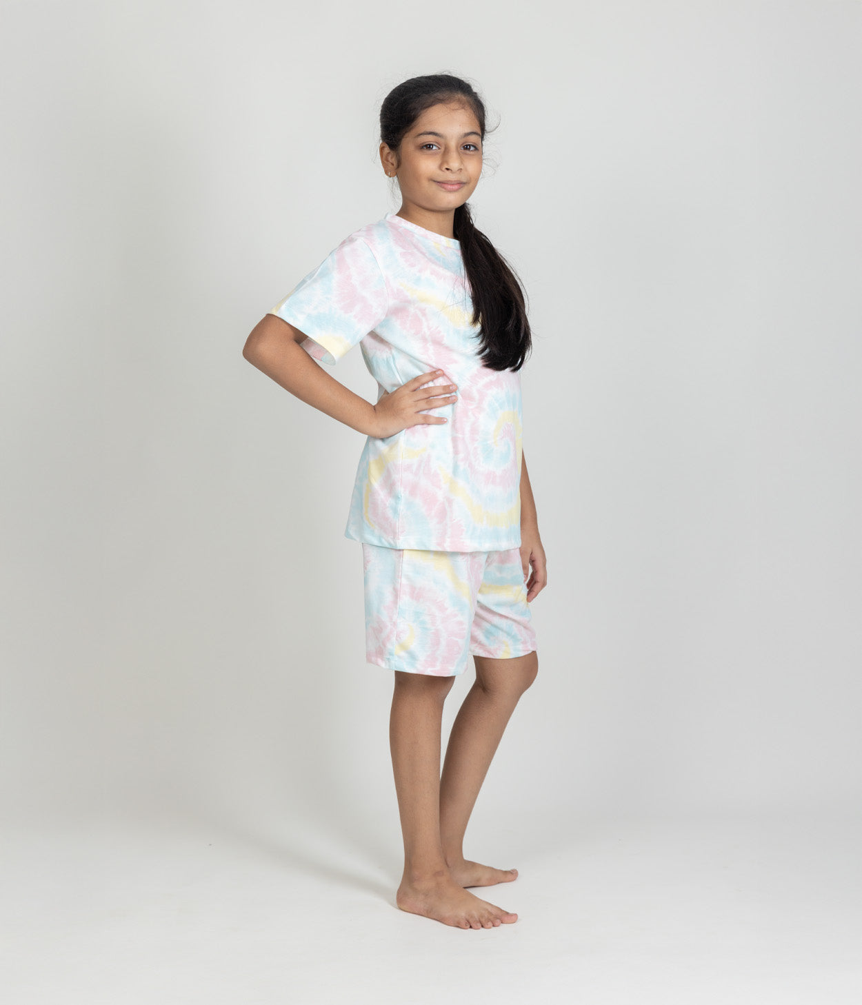 Sunshine Swirl Kids Shorts Set