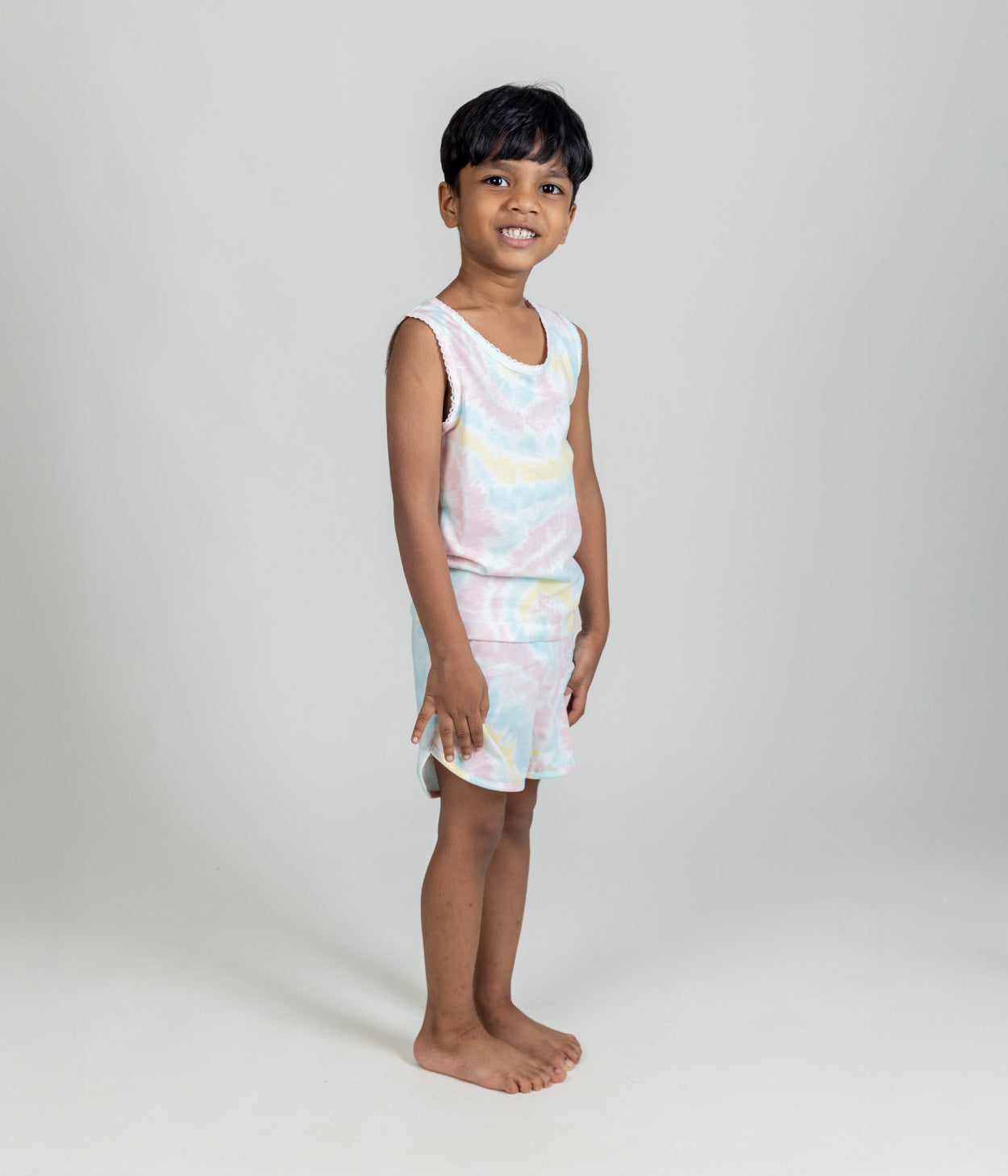 Sunshine Swirl Kids Sleeveless Set