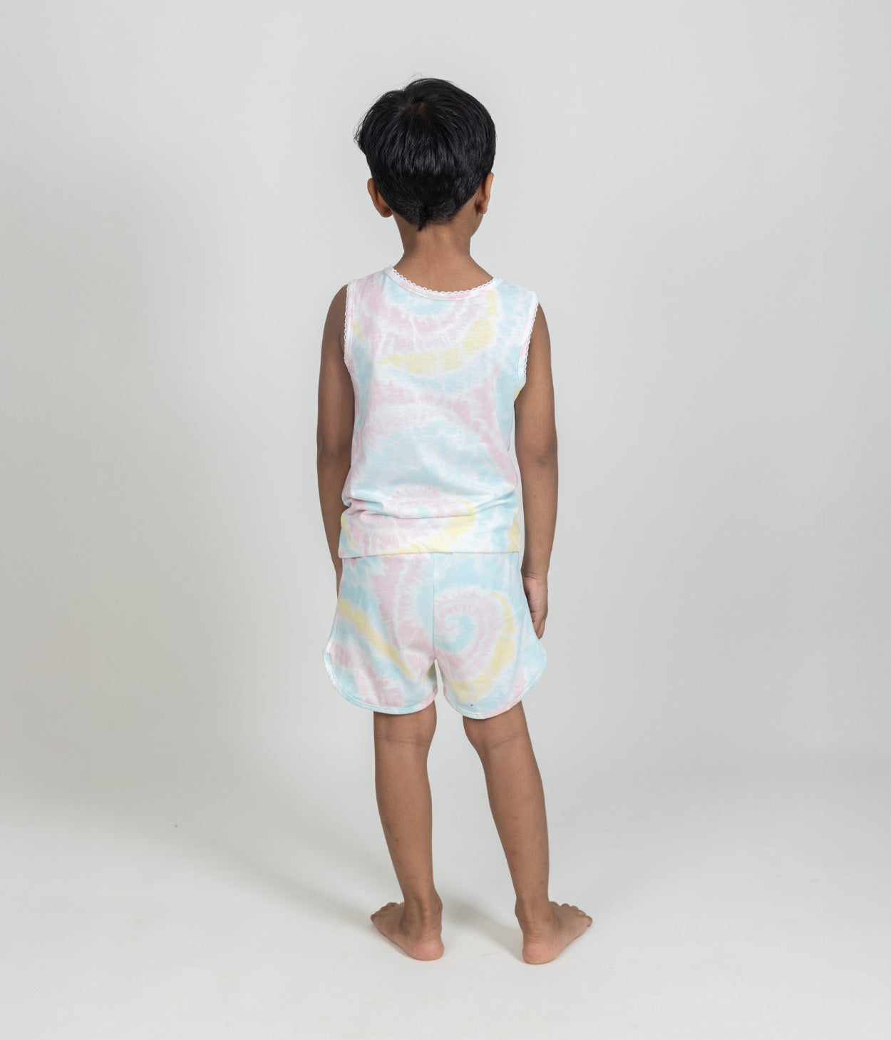 Sunshine Swirl Kids Sleeveless Set