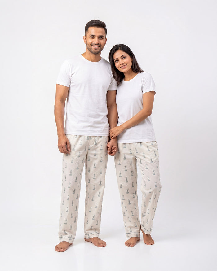 Lighthouse Couple Pyjama Set