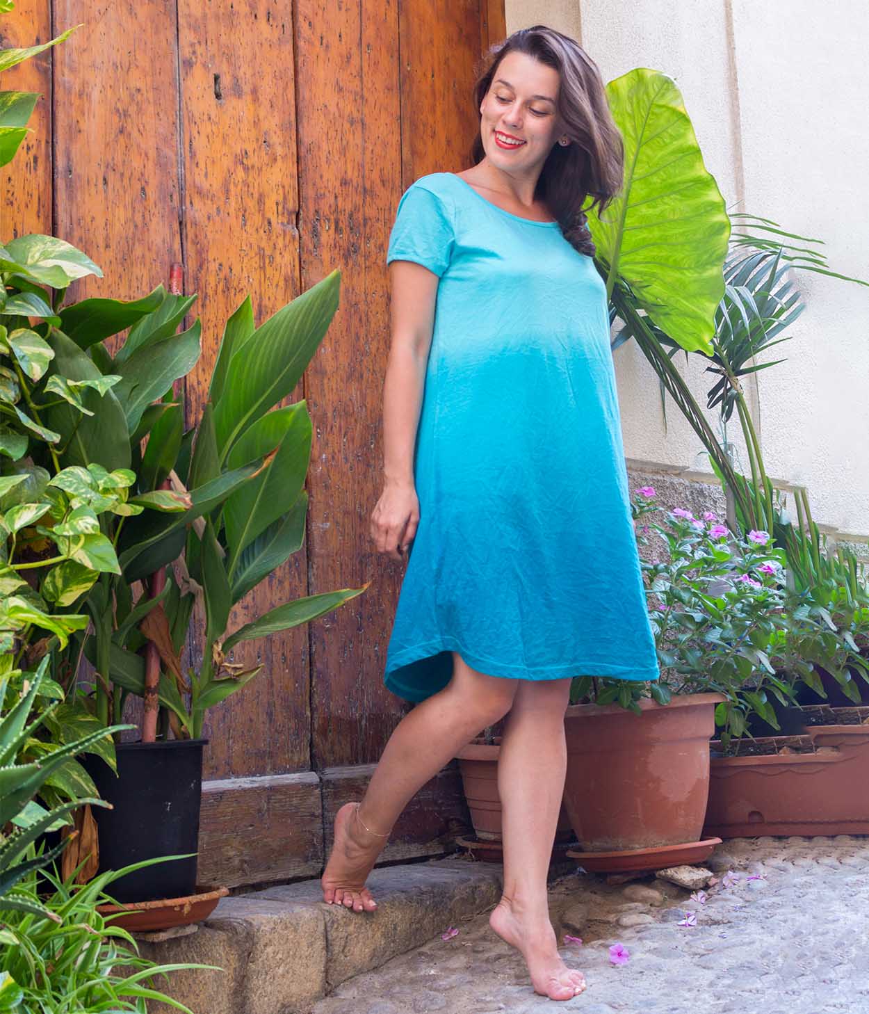 Beachside Ombre-dyed Womens Sleeptee