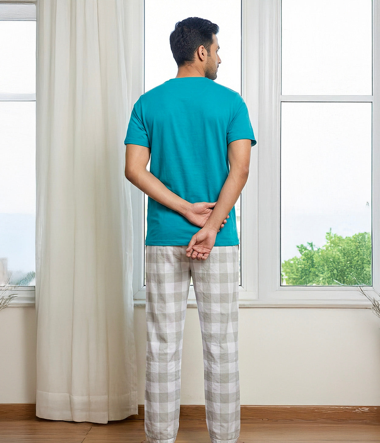 Checkers Mens Checkered Pyjama