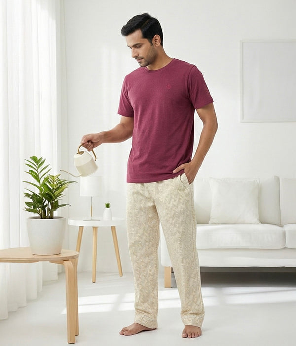 Gaia Mens Patterned Pyjama