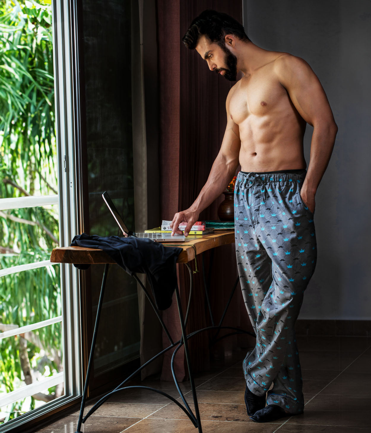 Leopold Mens Printed Pyjama