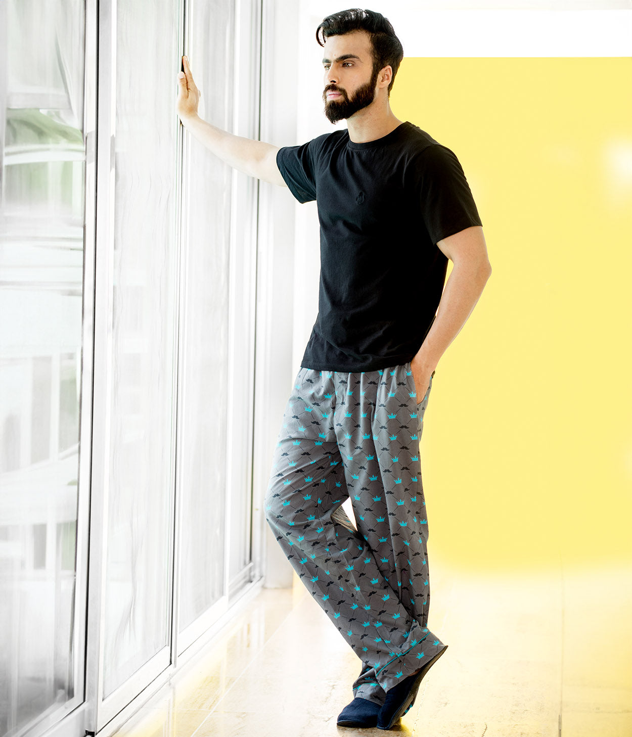 Leopold Mens Printed Pyjama