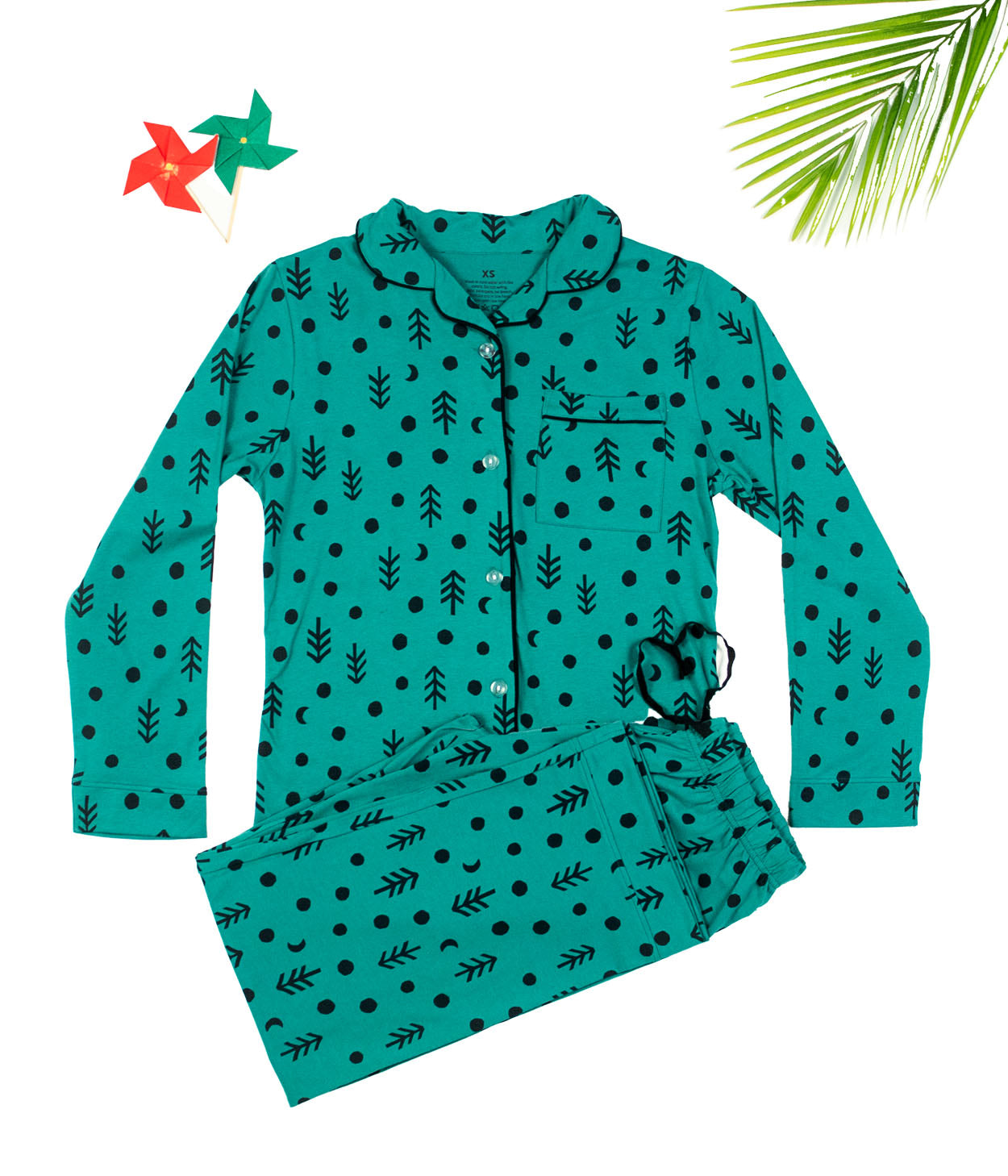 Forest Green Women's Nightset