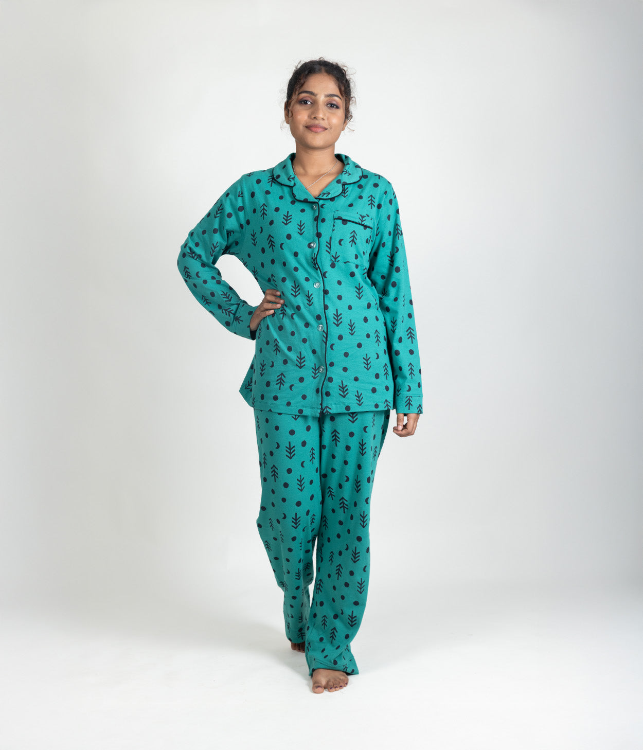 Forest Green Women's Nightset