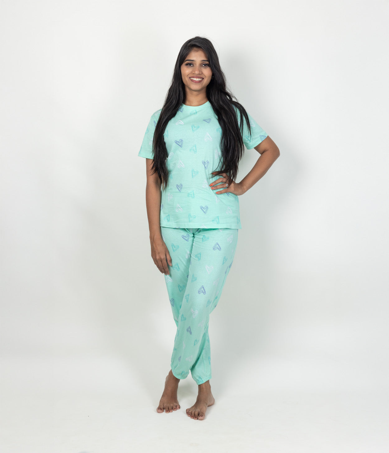 Happy Hearts Women's Nightset