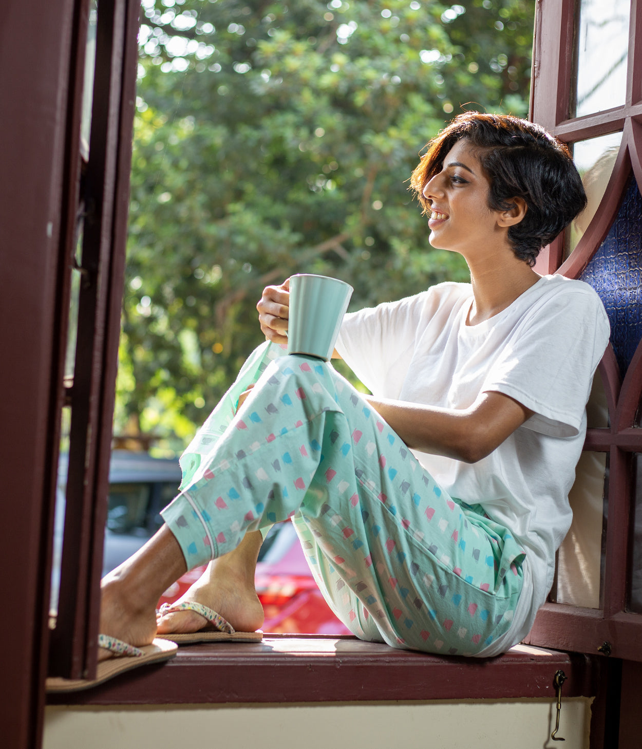 Joan Womens Printed Pyjama
