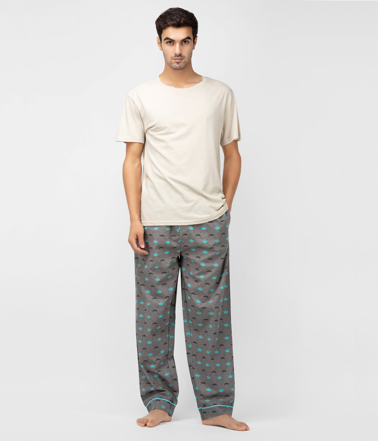 Leopold Mens Printed Pyjama