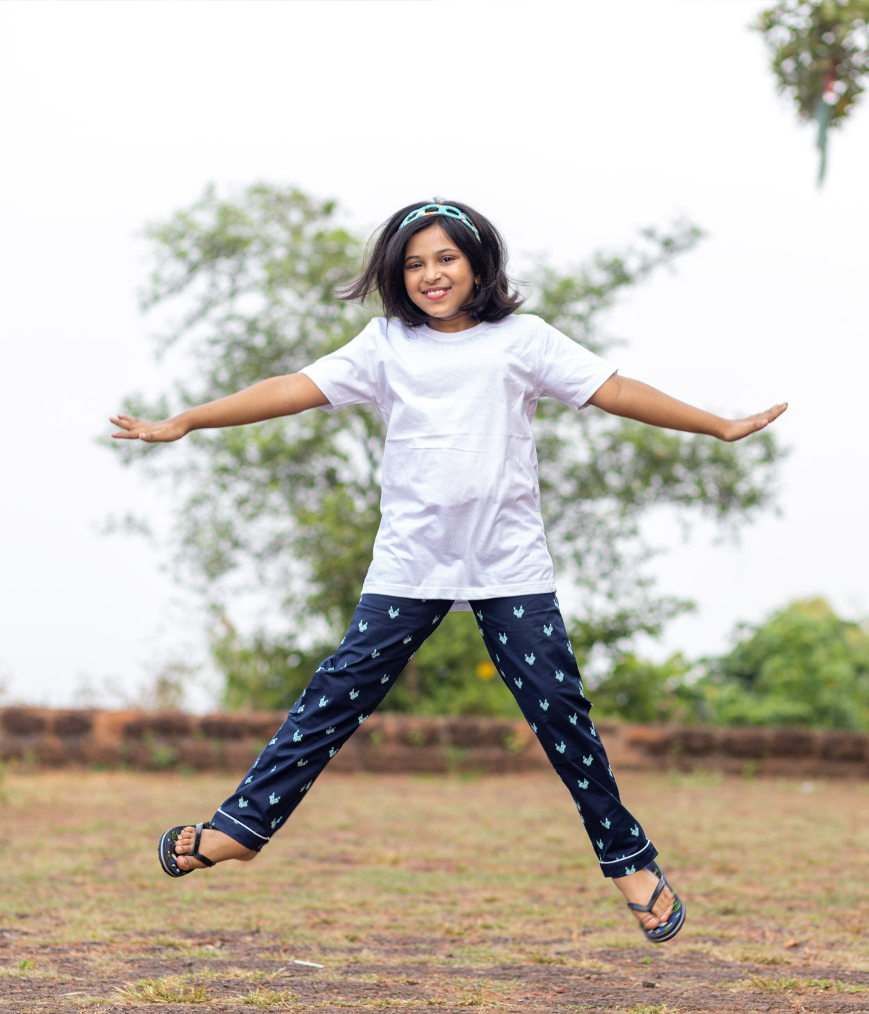 Wolfpack Navy Printed Kids Pyjama