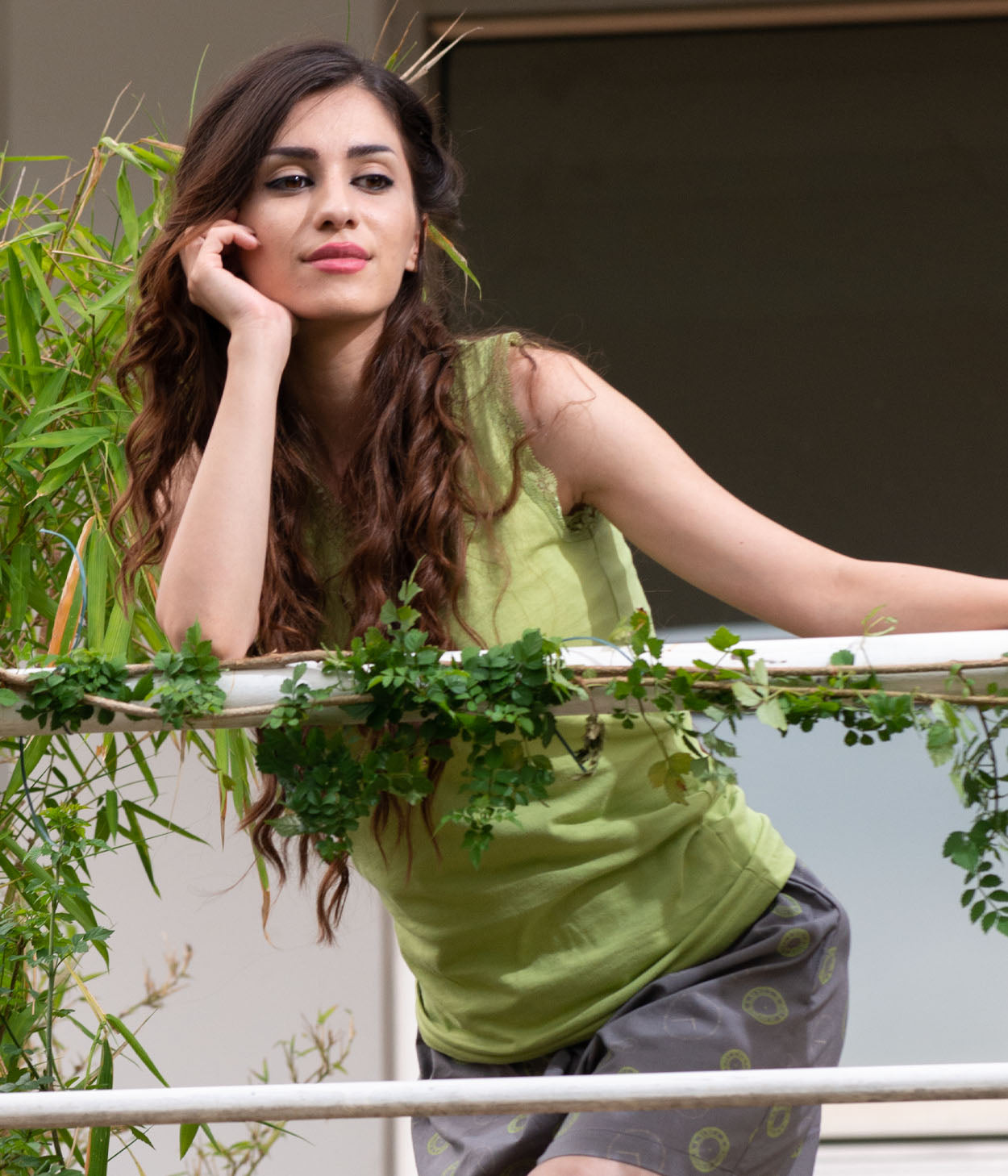 Lime Green Womens Sleeveless T-Shirt