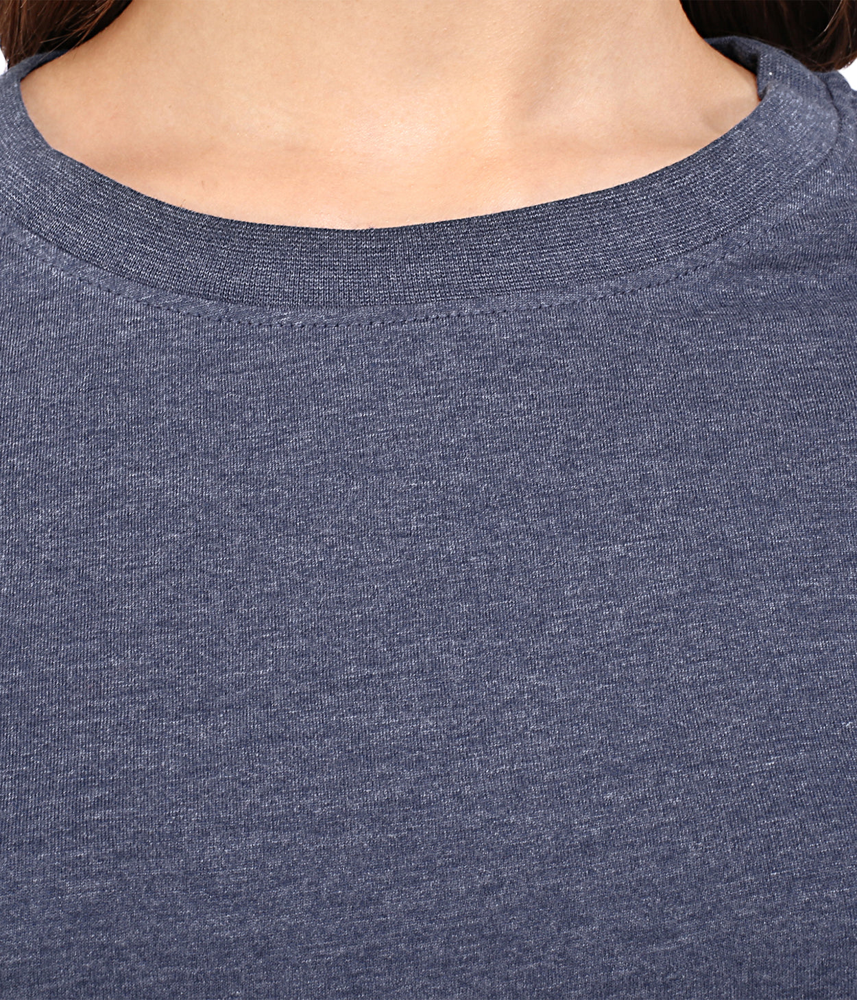 Navy Melange Womens T-Shirt