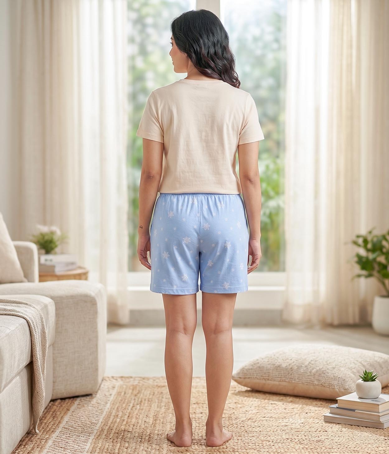 Nordic Frost Womens Knit Shorts