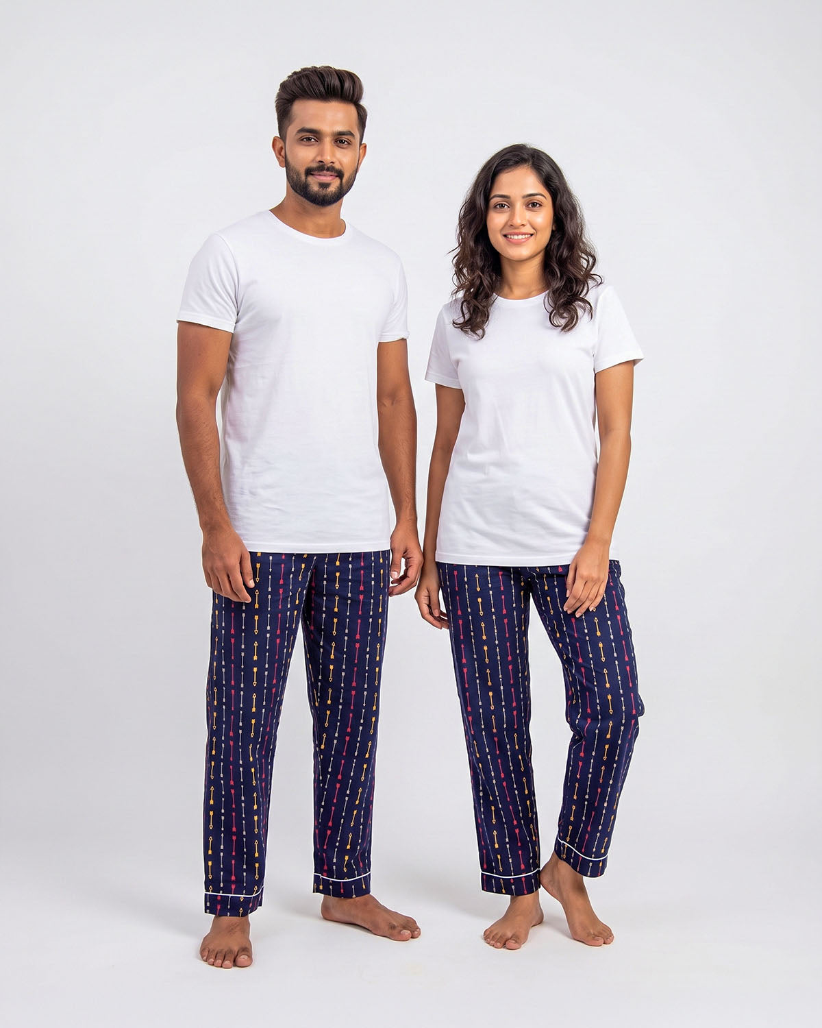 Arrows Couple Pyjama Set