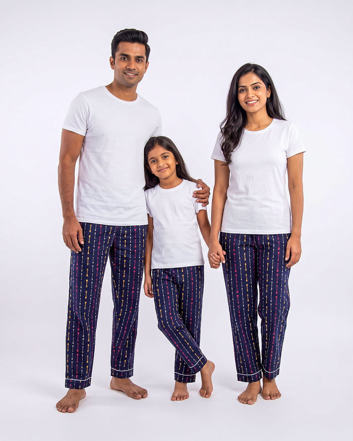 Arrows Family of 3 Pyjama Set