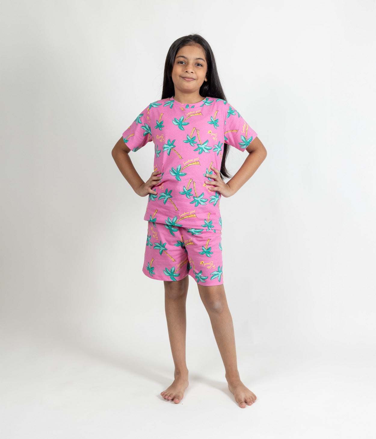 Aloha Vibes Kids Shorts Set