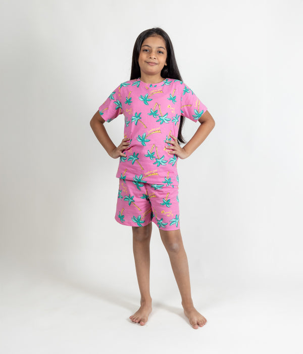 Aloha Vibes Kids Shorts Set