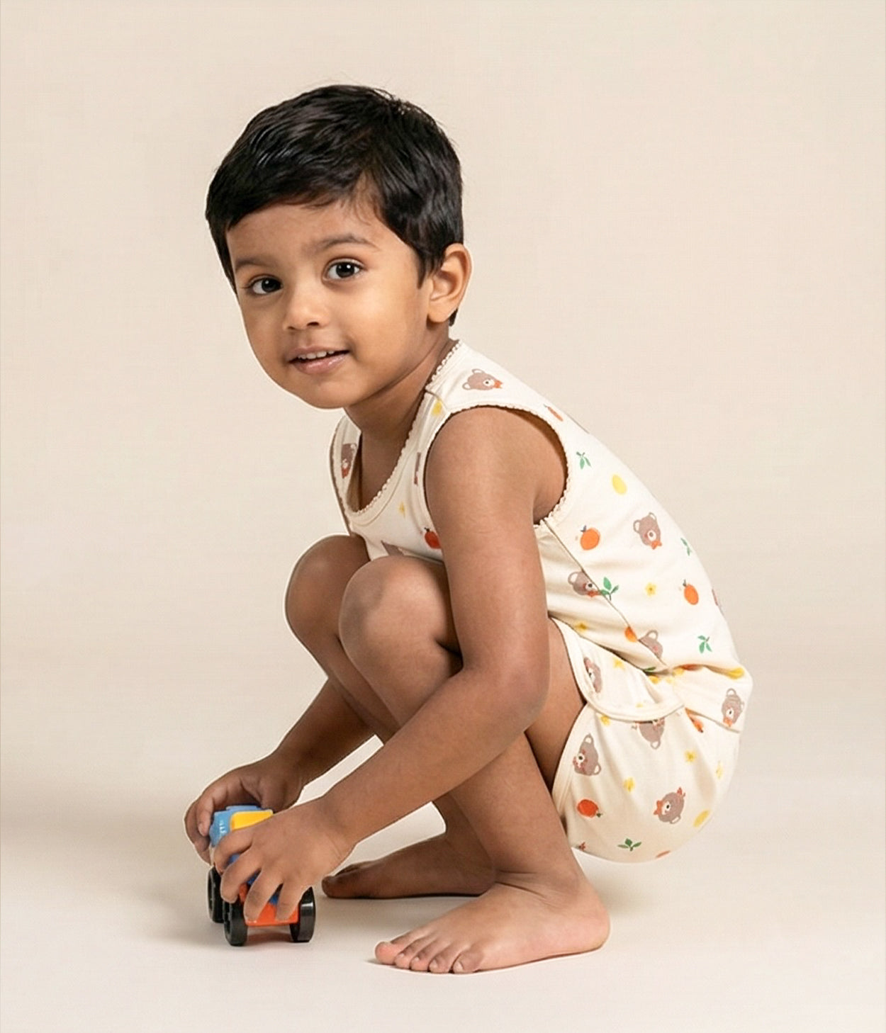 Blossom Bears Kids Sleeveless Set