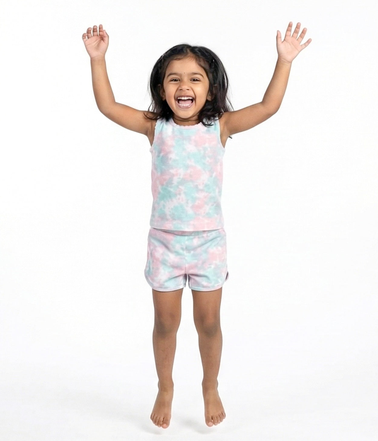 Bubblegum Skies Kids Sleeveless Set