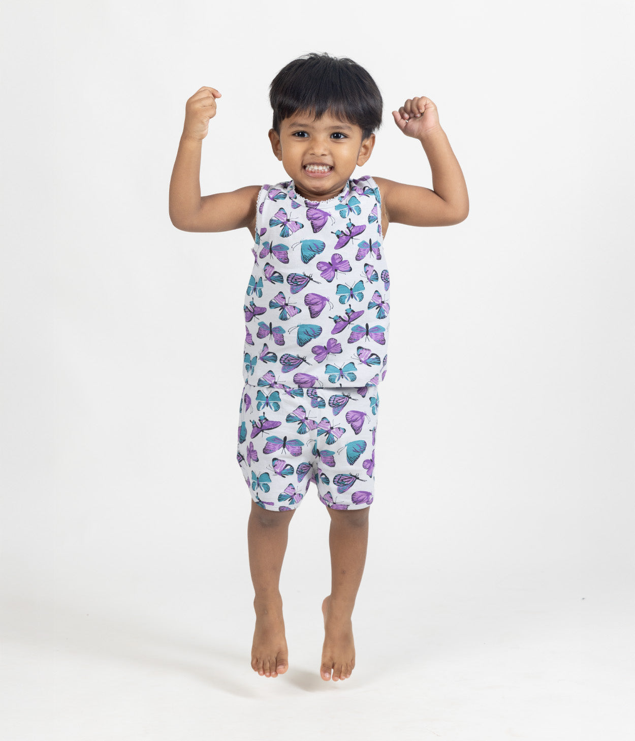 Butterflies Kids Sleeveless Set