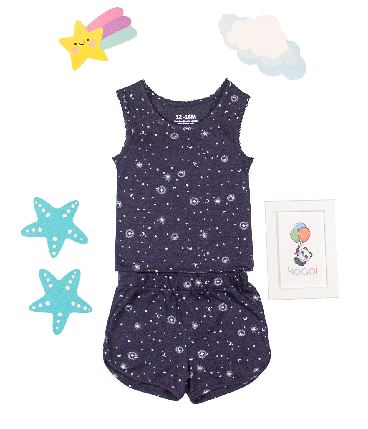 Constellation Kids Sleeveless Set