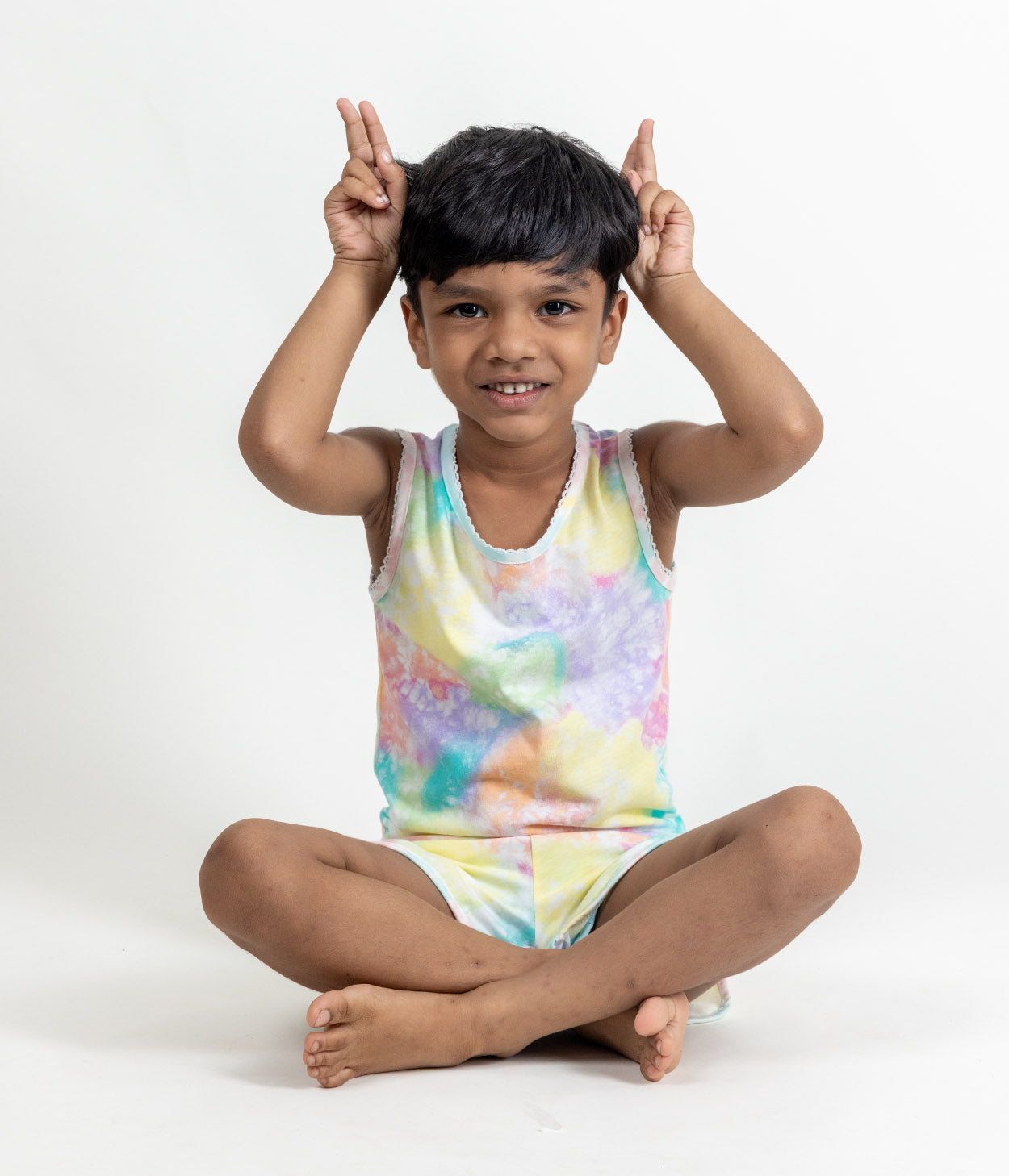 Cotton Candy Kids Sleeveless Set