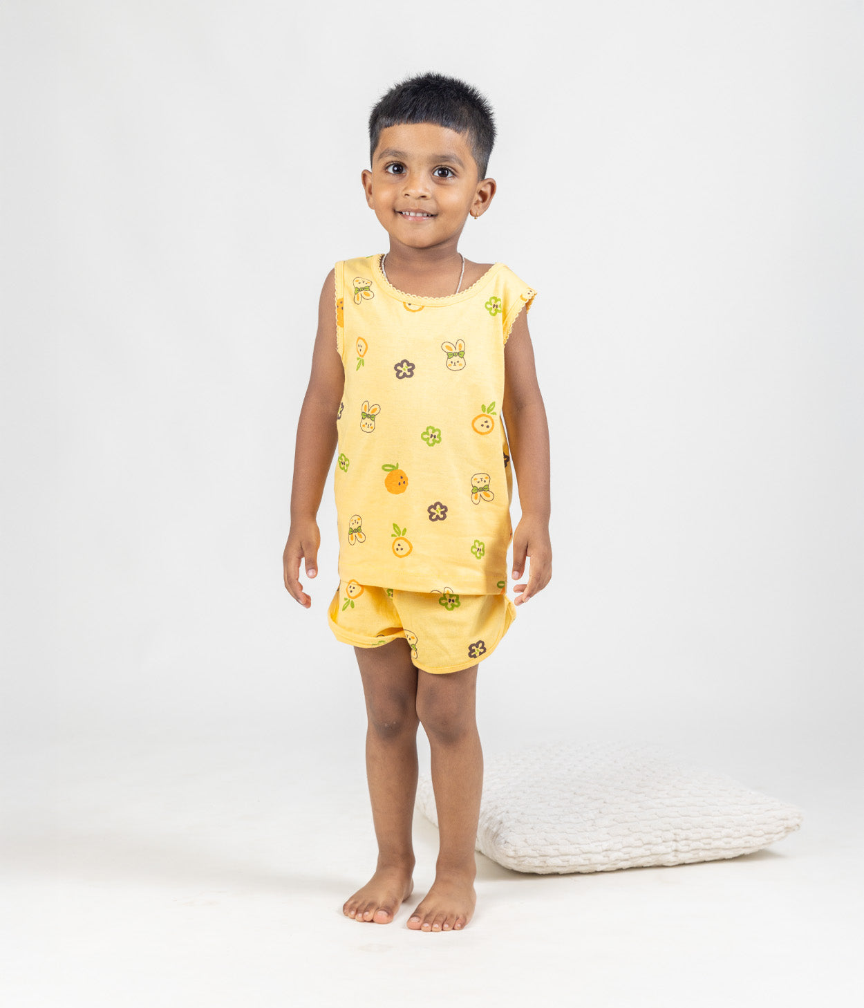 Cuddly Bunny Kids Sleeveless Set