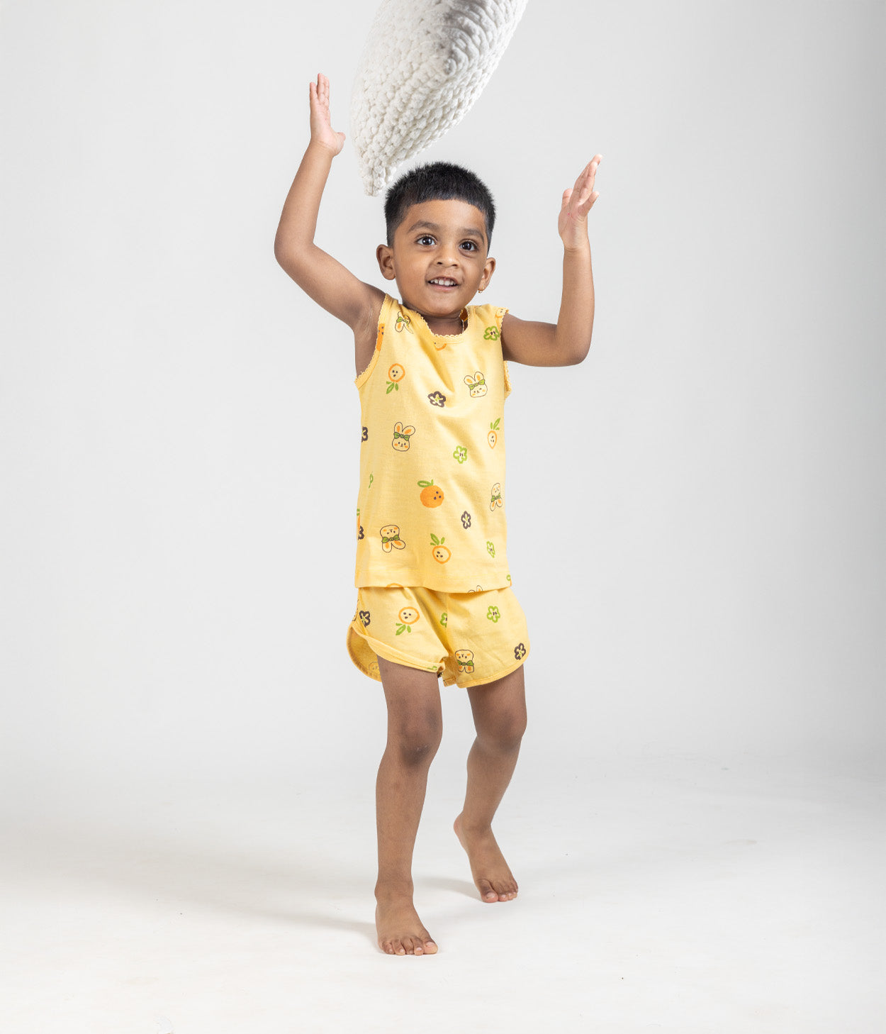 Cuddly Bunny Kids Sleeveless Set