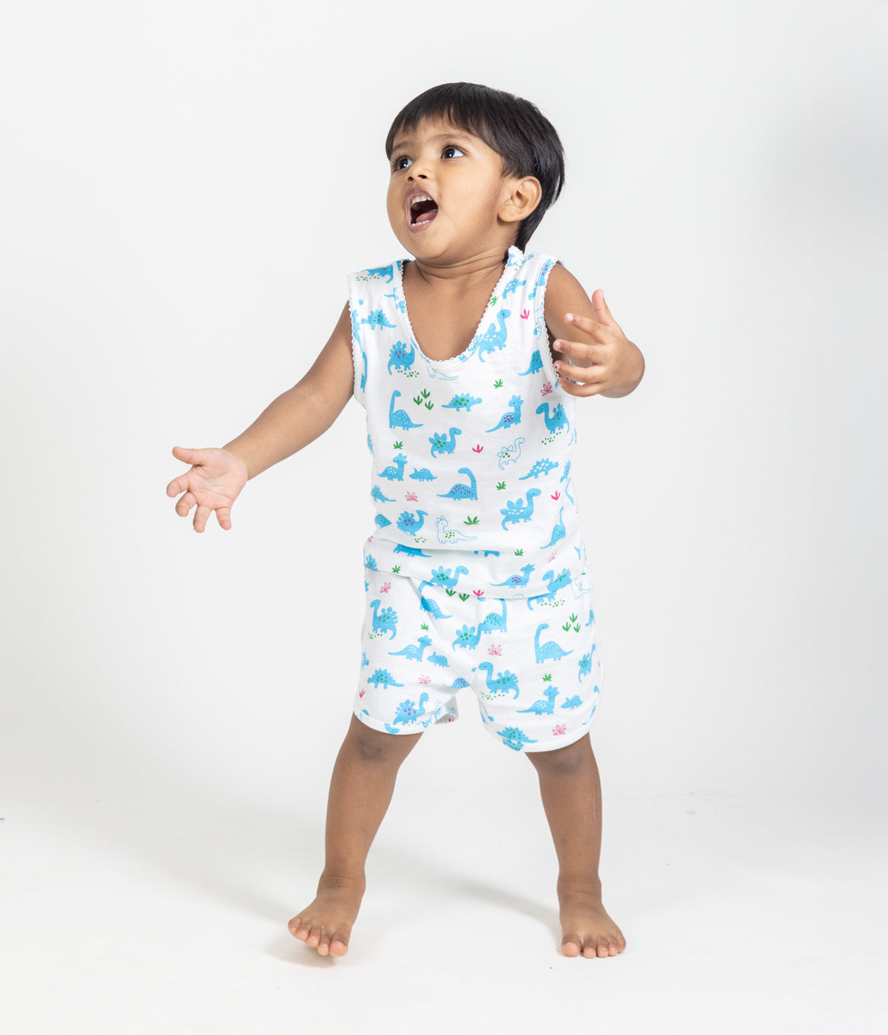 Dinosaurs Kids Sleeveless Set