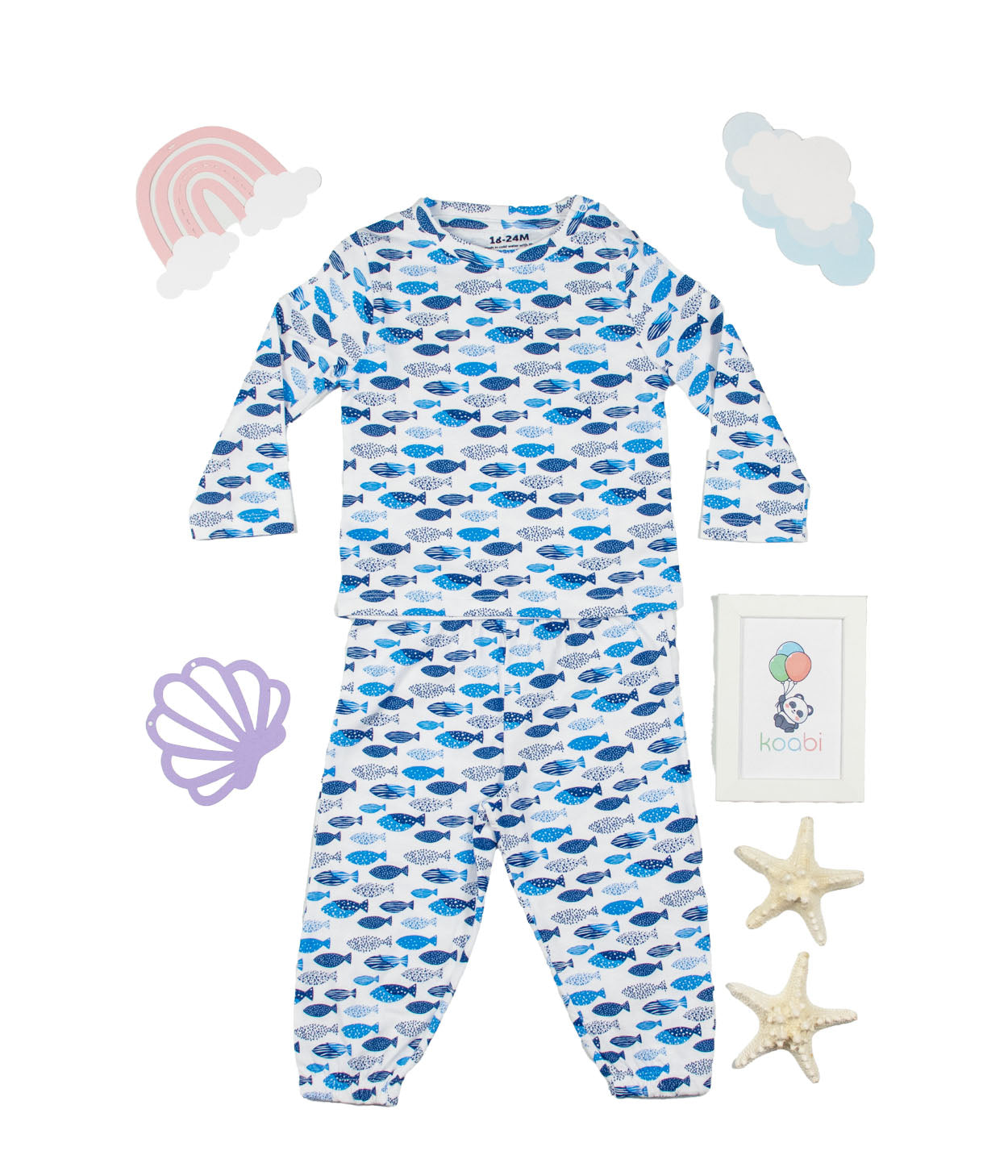 Fishes Baby Nightset