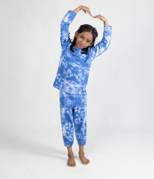 Indigo Frost Kids Jogger Set