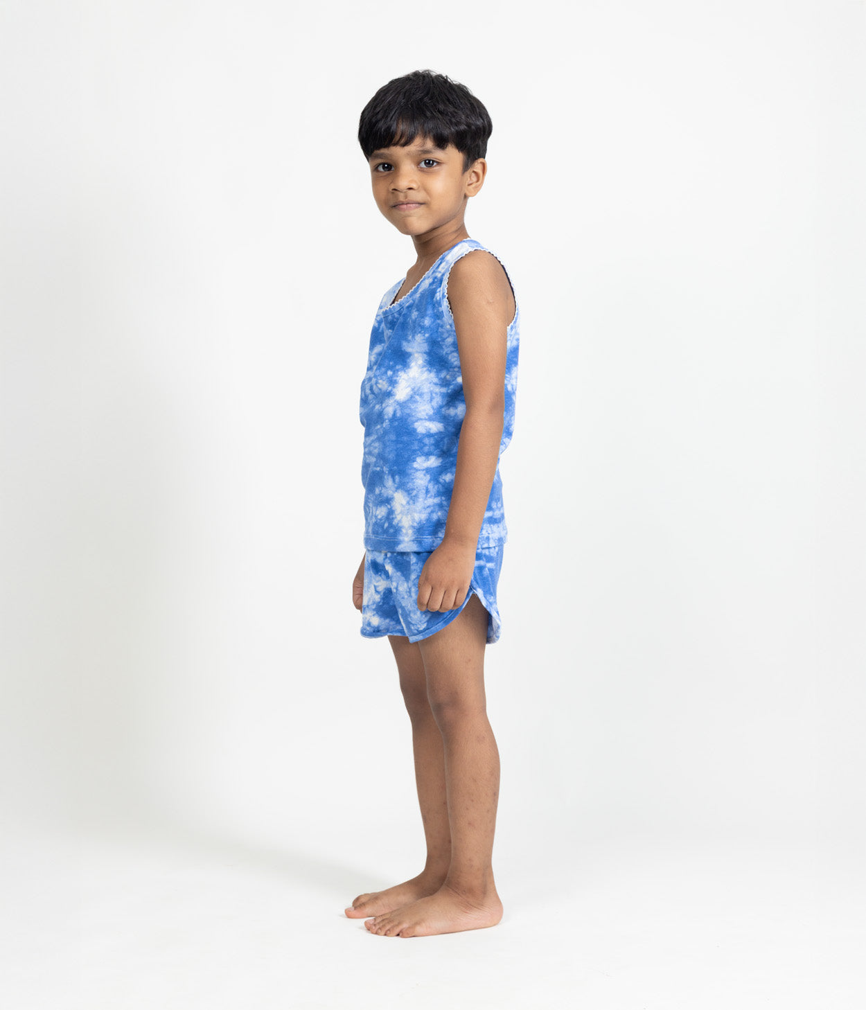 Indigo Frost Kids Sleeveless Set