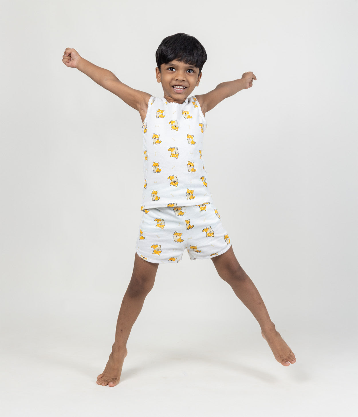 Puppy Parade Kids Sleeveless Set