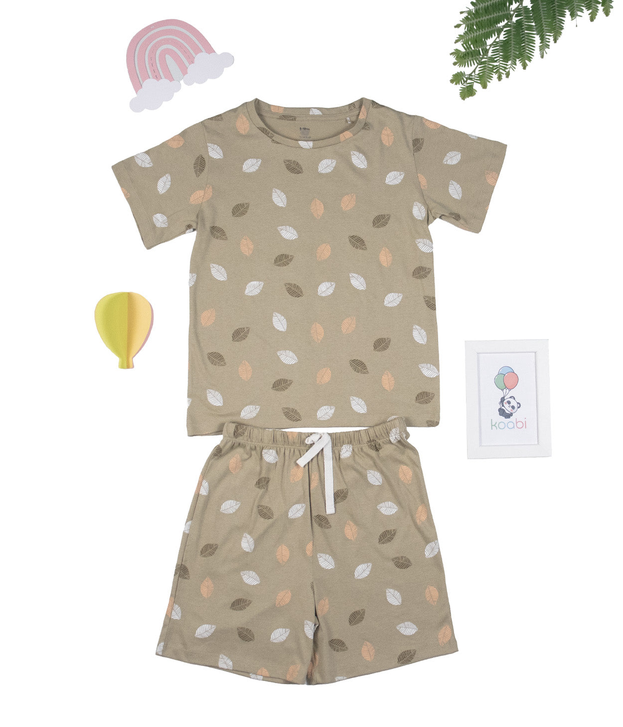 Soft Autumn Kids Shorts Set