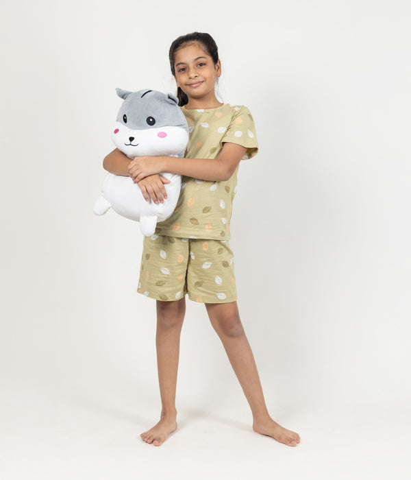 Soft Autumn Kids Shorts Set